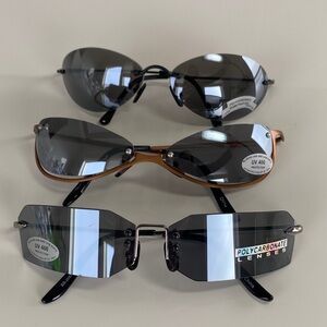 3x Vintage Y2K Matrix Womens Sunglasses